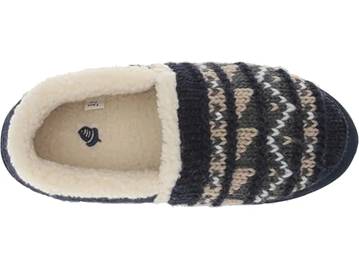 Acorn Women's Nordic Moc Slippers- Nordic Blue