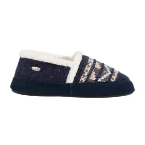 Acorn Women's Nordic Moc Slippers- Nordic Blue