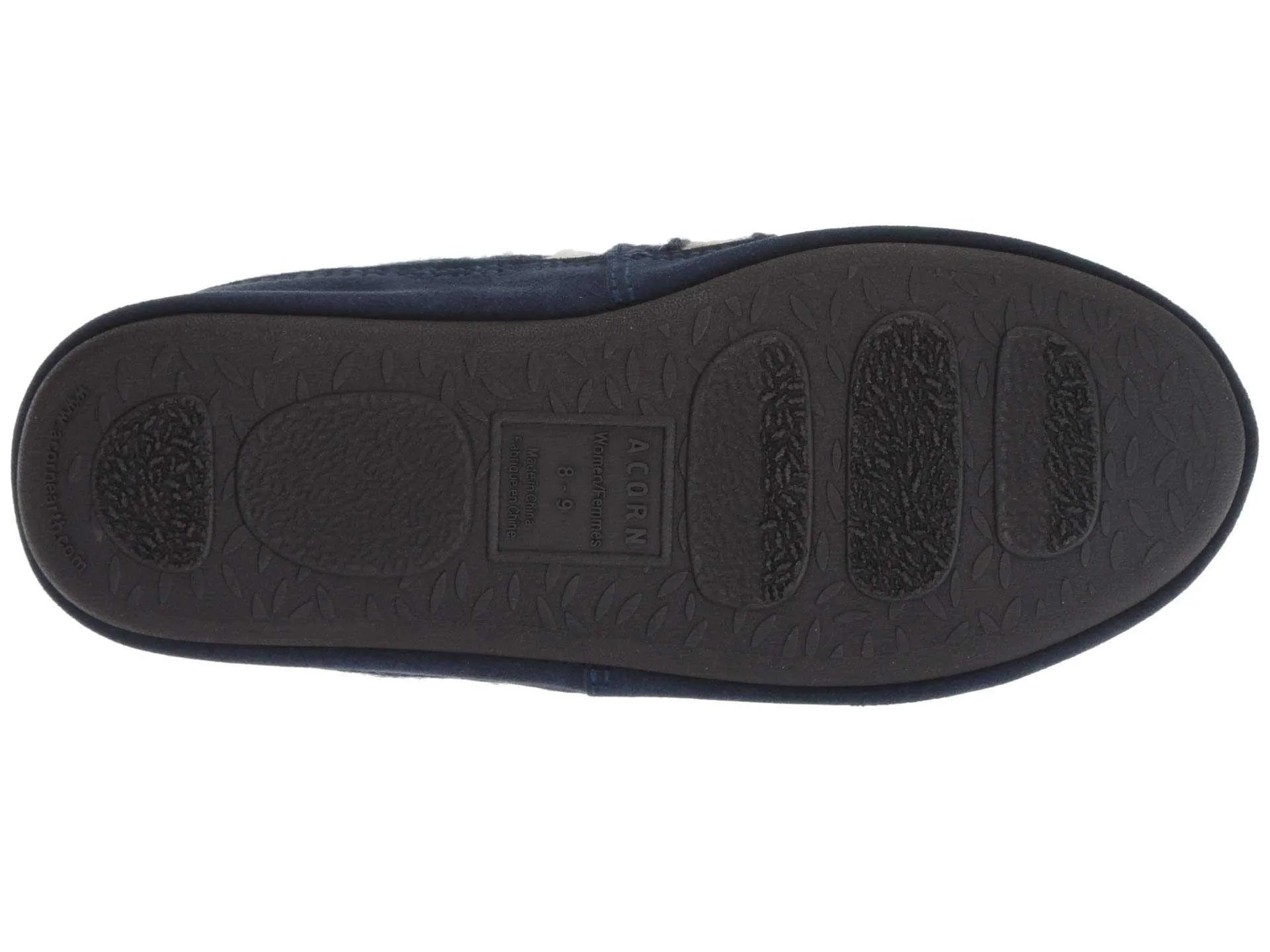 Acorn Women's Nordic Moc Slippers- Nordic Blue
