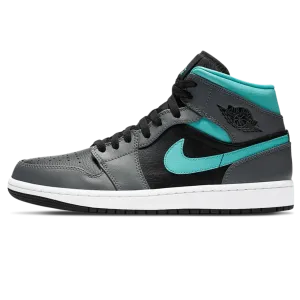 Air Jordan 1 Mid 'Grey Aqua'
