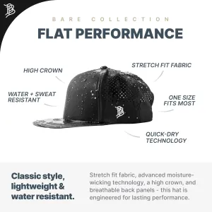 Branded Bills Vintage Old Glory PVC Performance, Lightweight, Comfortable Baseball Cap