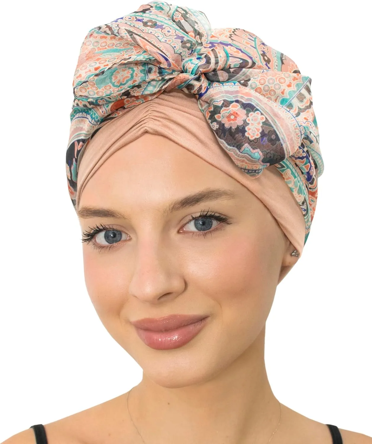 CAPLORD Head Scarf for Women Skull Cap Chemo Patients Headwear Cancer Hair Loss Scarf Headwrap Cover Hat Turban Covering Wrap