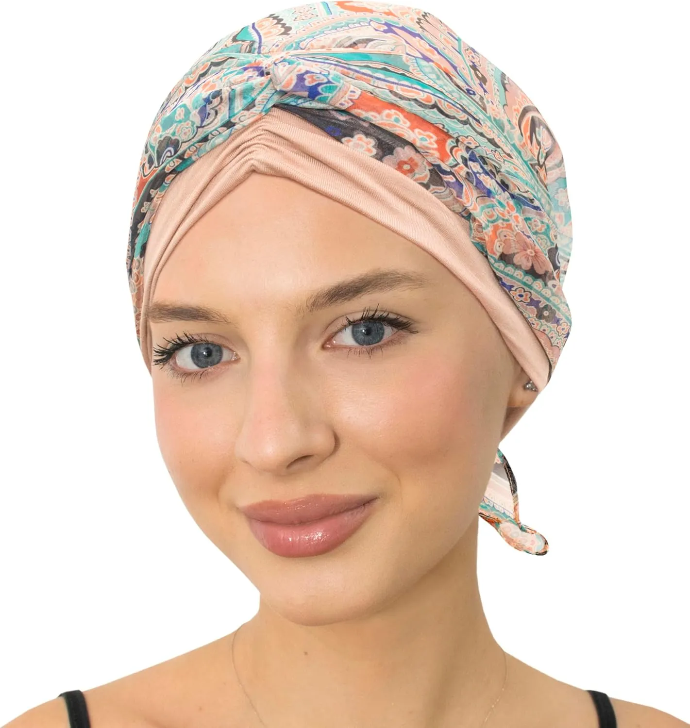 CAPLORD Head Scarf for Women Skull Cap Chemo Patients Headwear Cancer Hair Loss Scarf Headwrap Cover Hat Turban Covering Wrap