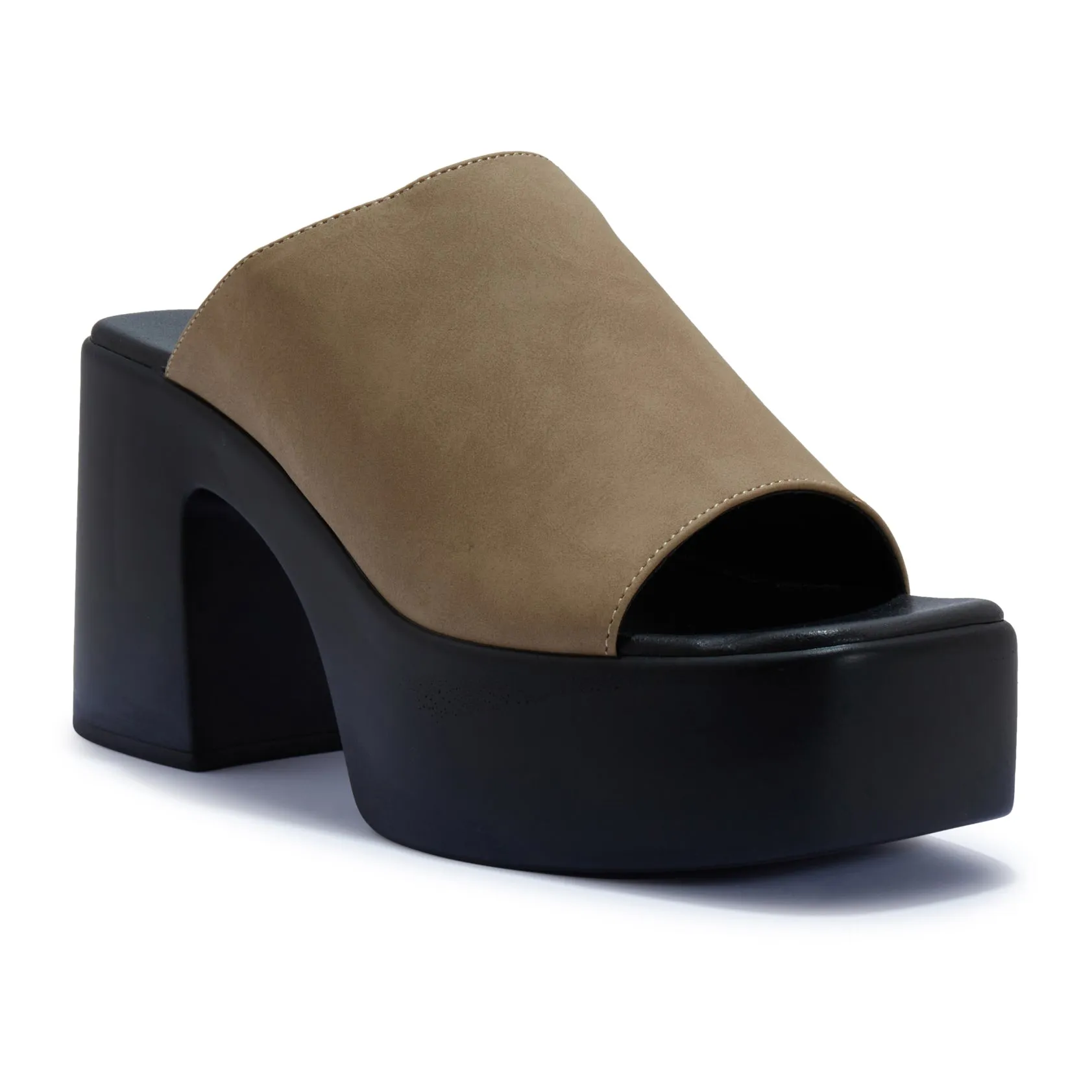 DAHLIA3 CHUNKY PLATFORM MULE SLIP ON