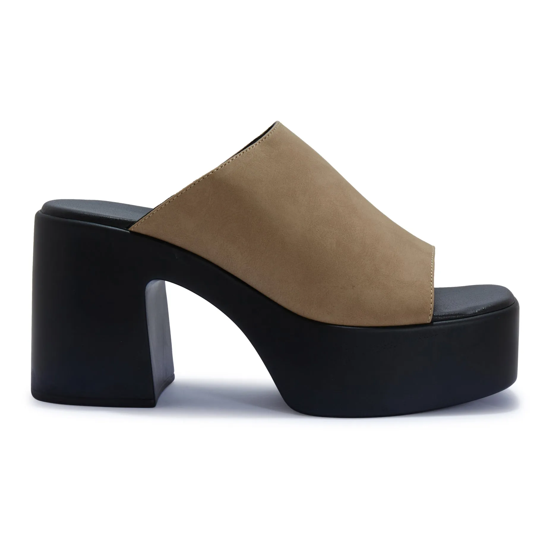 DAHLIA3 CHUNKY PLATFORM MULE SLIP ON