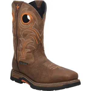 Dan Post Mens Brown Storms Eye 11in Waterproof Cowboy Boots Leather 10 W