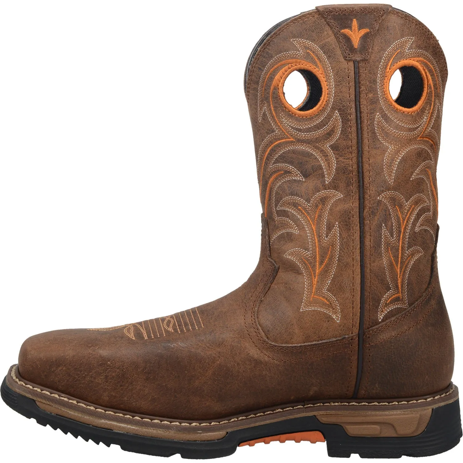 Dan Post Mens Brown Storms Eye 11in Waterproof Cowboy Boots Leather 10 W