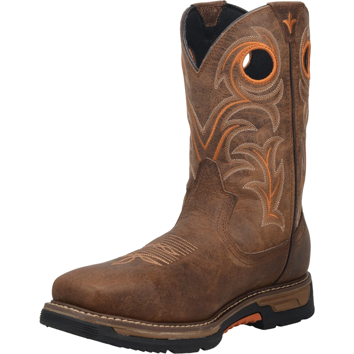 Dan Post Mens Brown Storms Eye 11in Waterproof Cowboy Boots Leather 10 W
