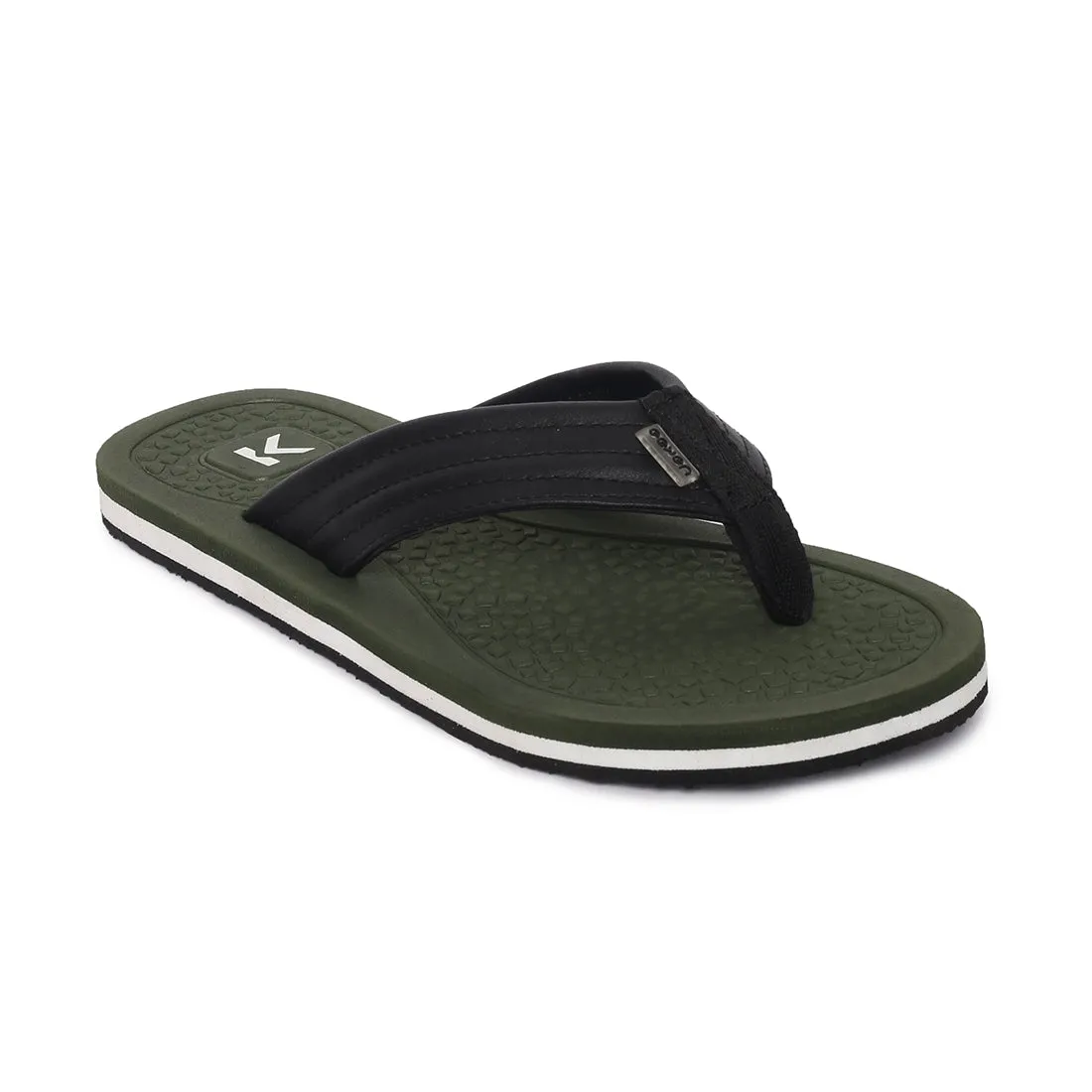 Eeken EFBGO2410S Olive Green Lightweight Washable Dailywear Durable Flip Flops For Men