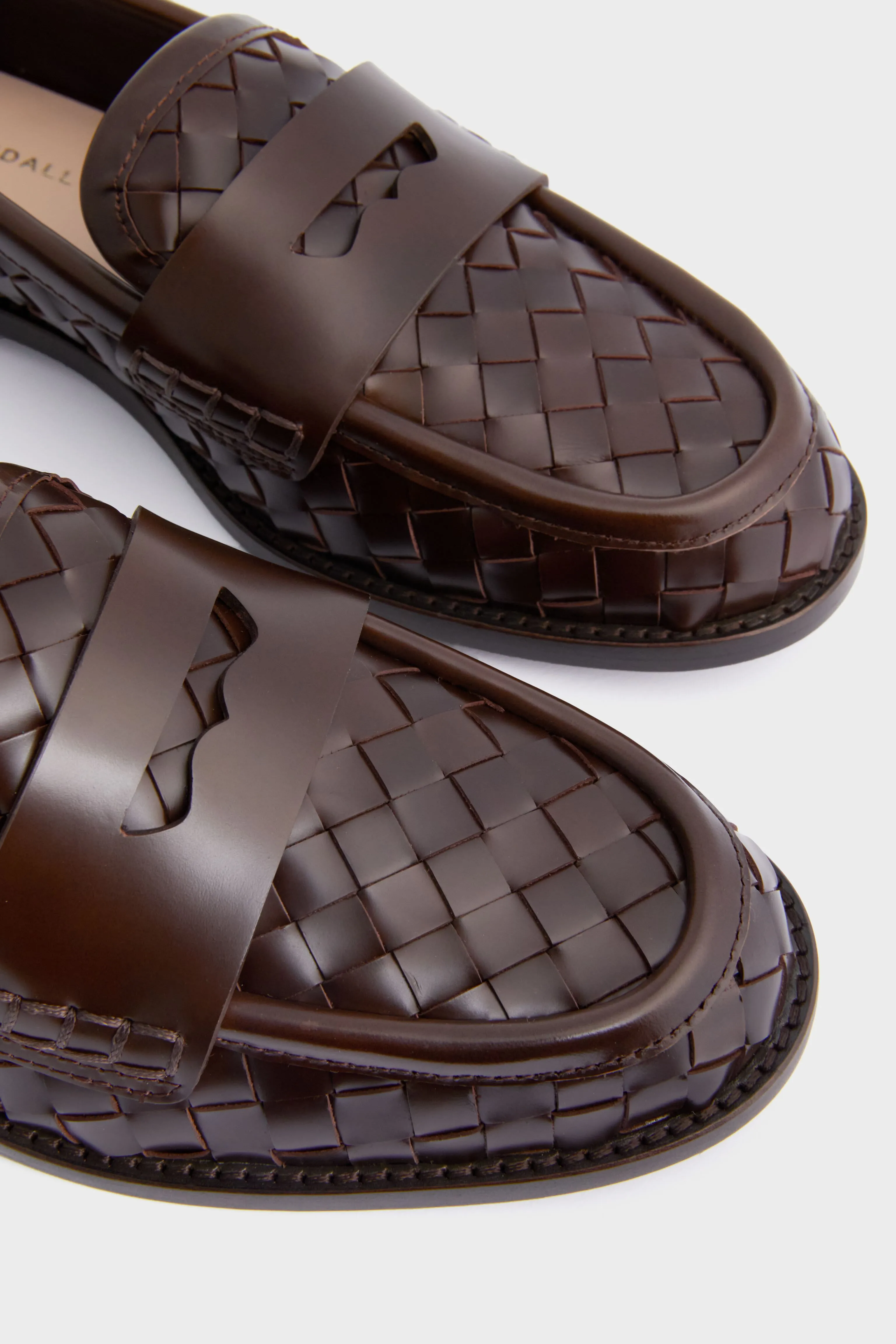 Espresso Woven Rachel Loafers