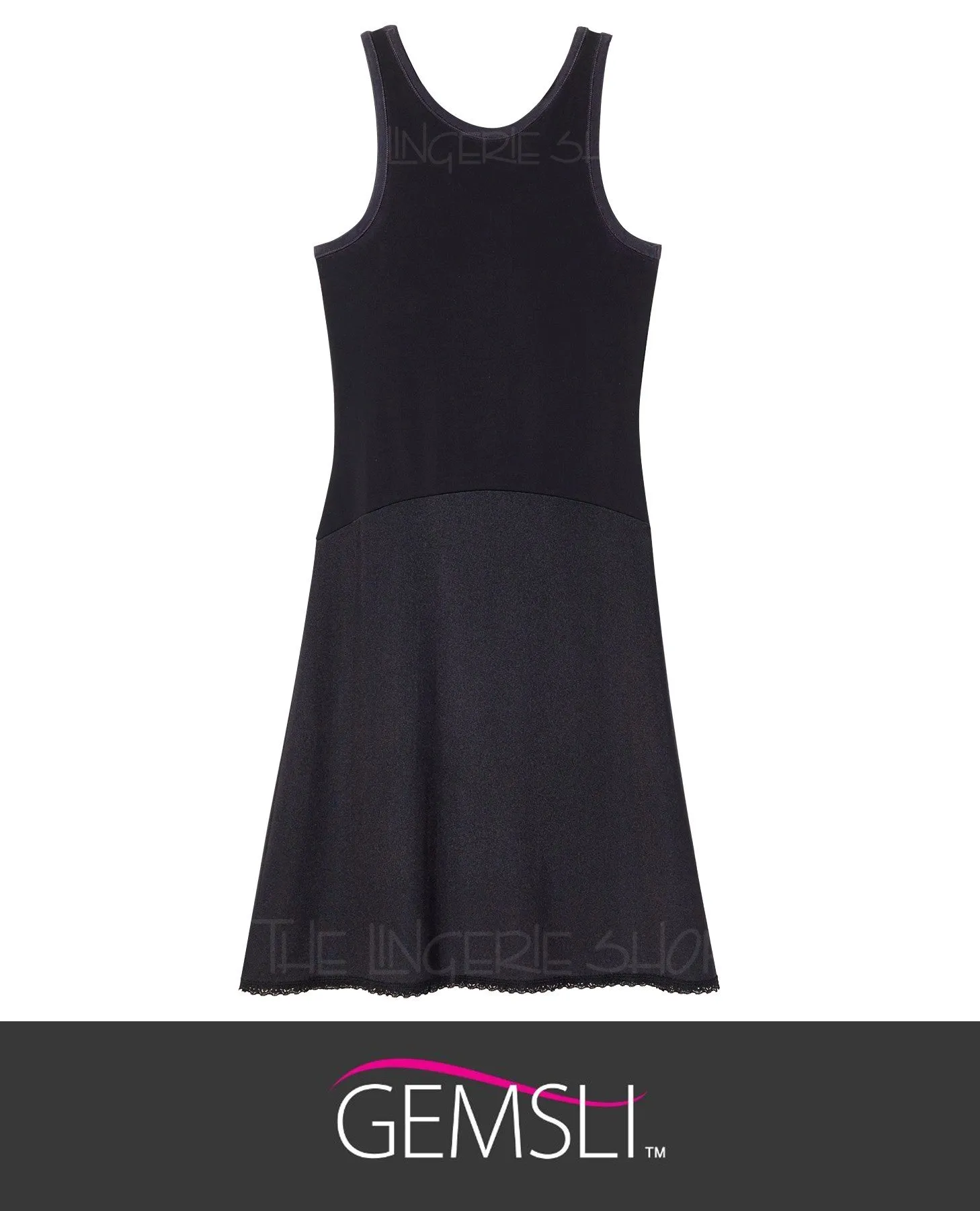 Gemsli FK308 Reversible 2-in-1 Solid Color Combination Full Slip