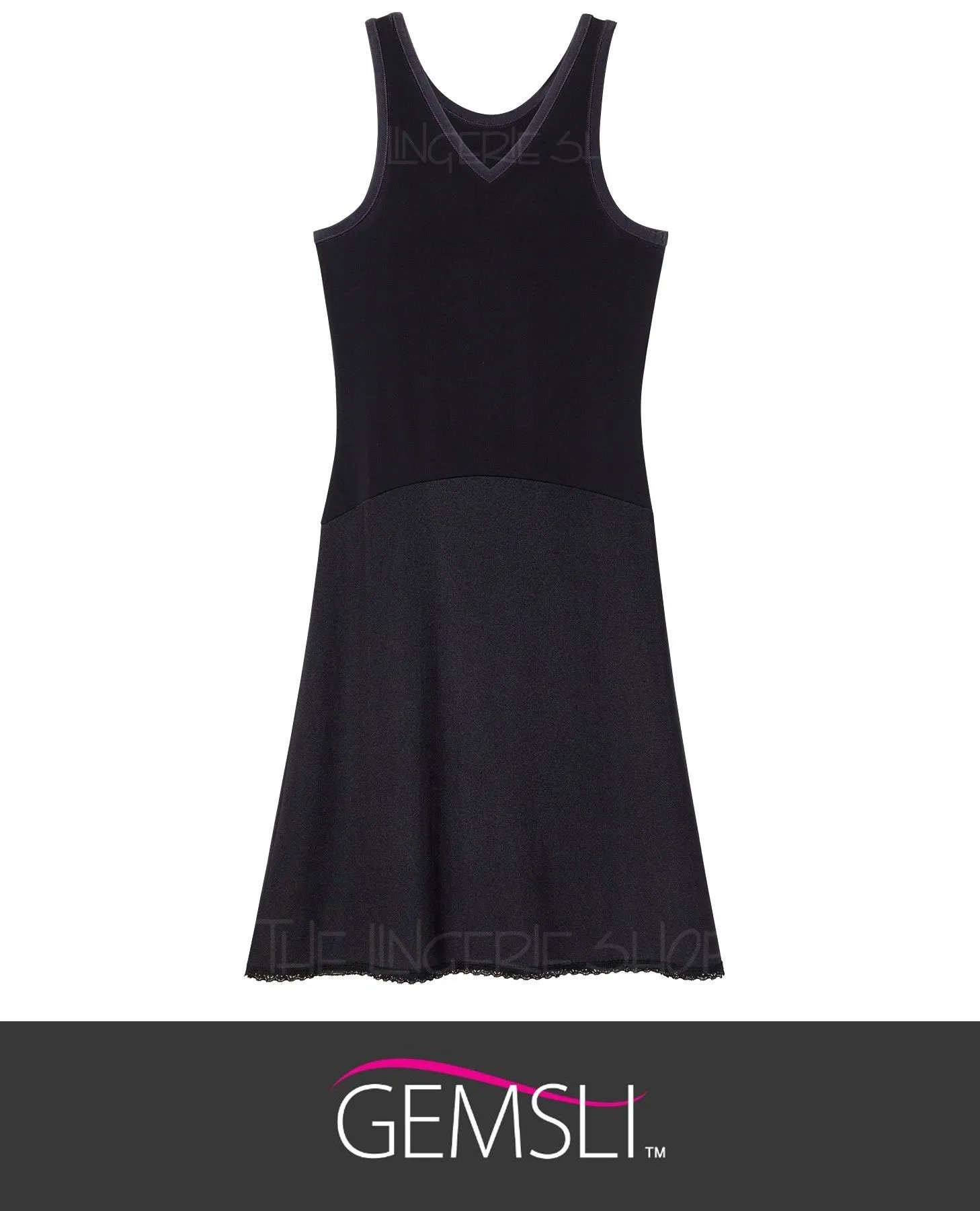 Gemsli FK308 Reversible 2-in-1 Solid Color Combination Full Slip