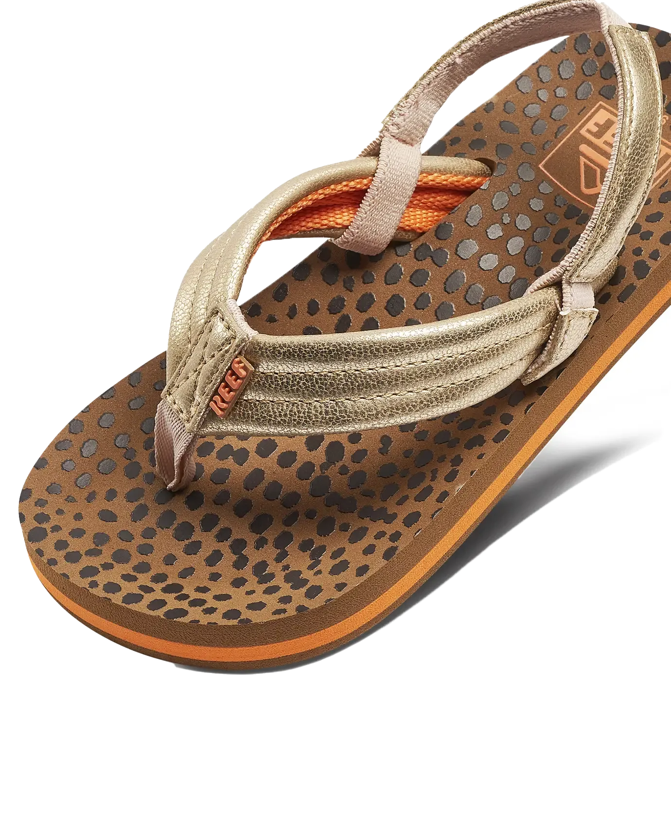 Girls Little Ahi Flip Flops in Wild