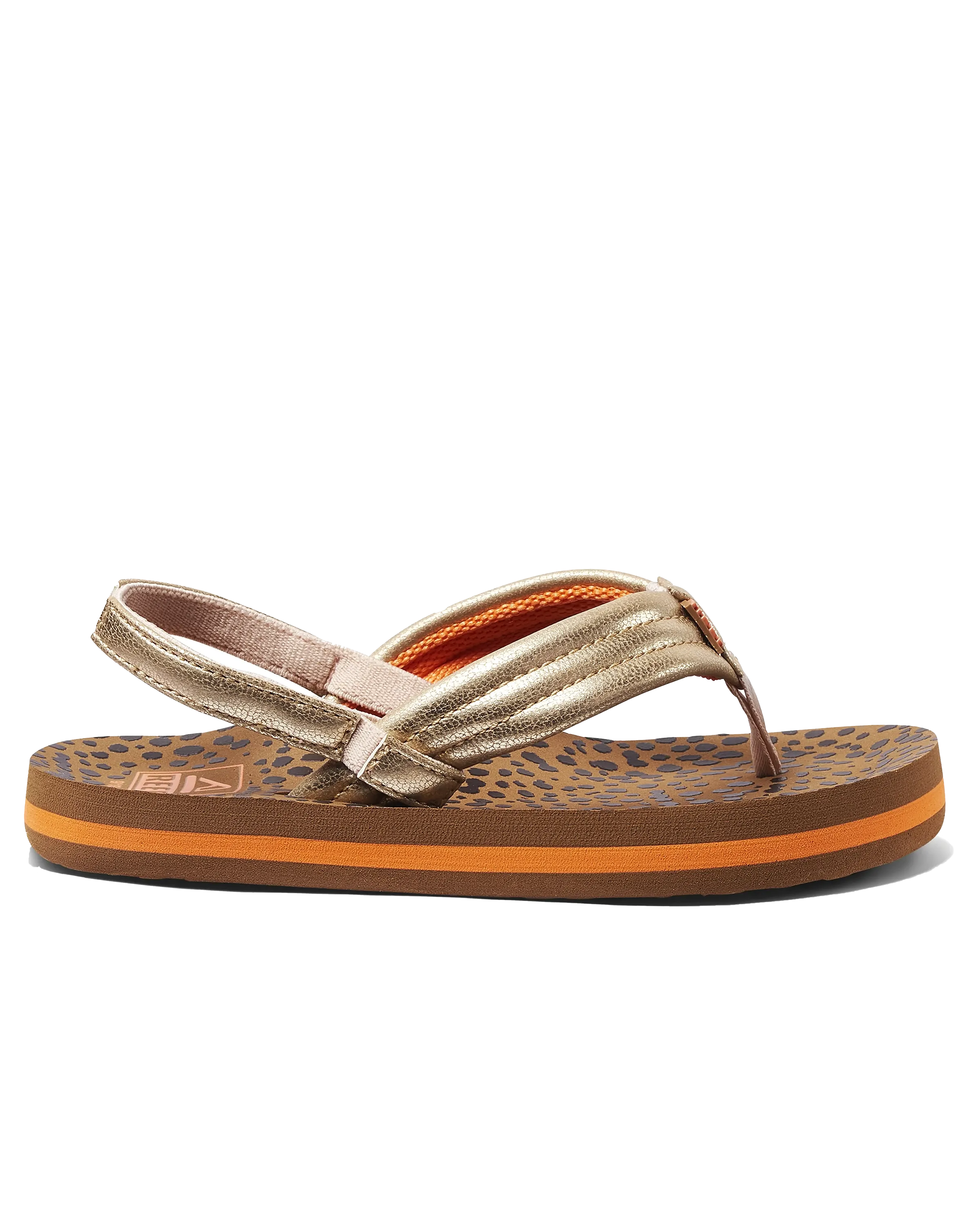 Girls Little Ahi Flip Flops in Wild