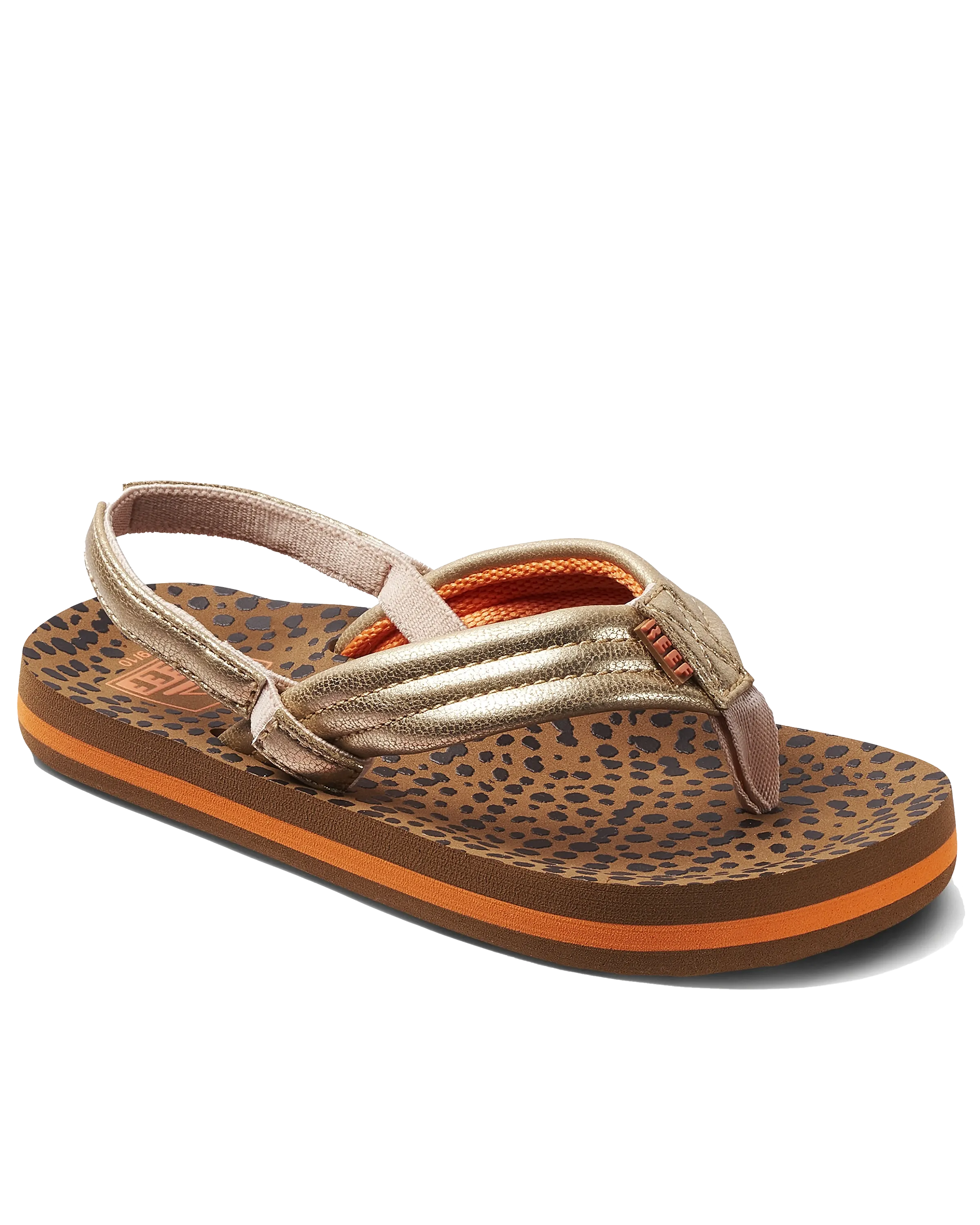 Girls Little Ahi Flip Flops in Wild