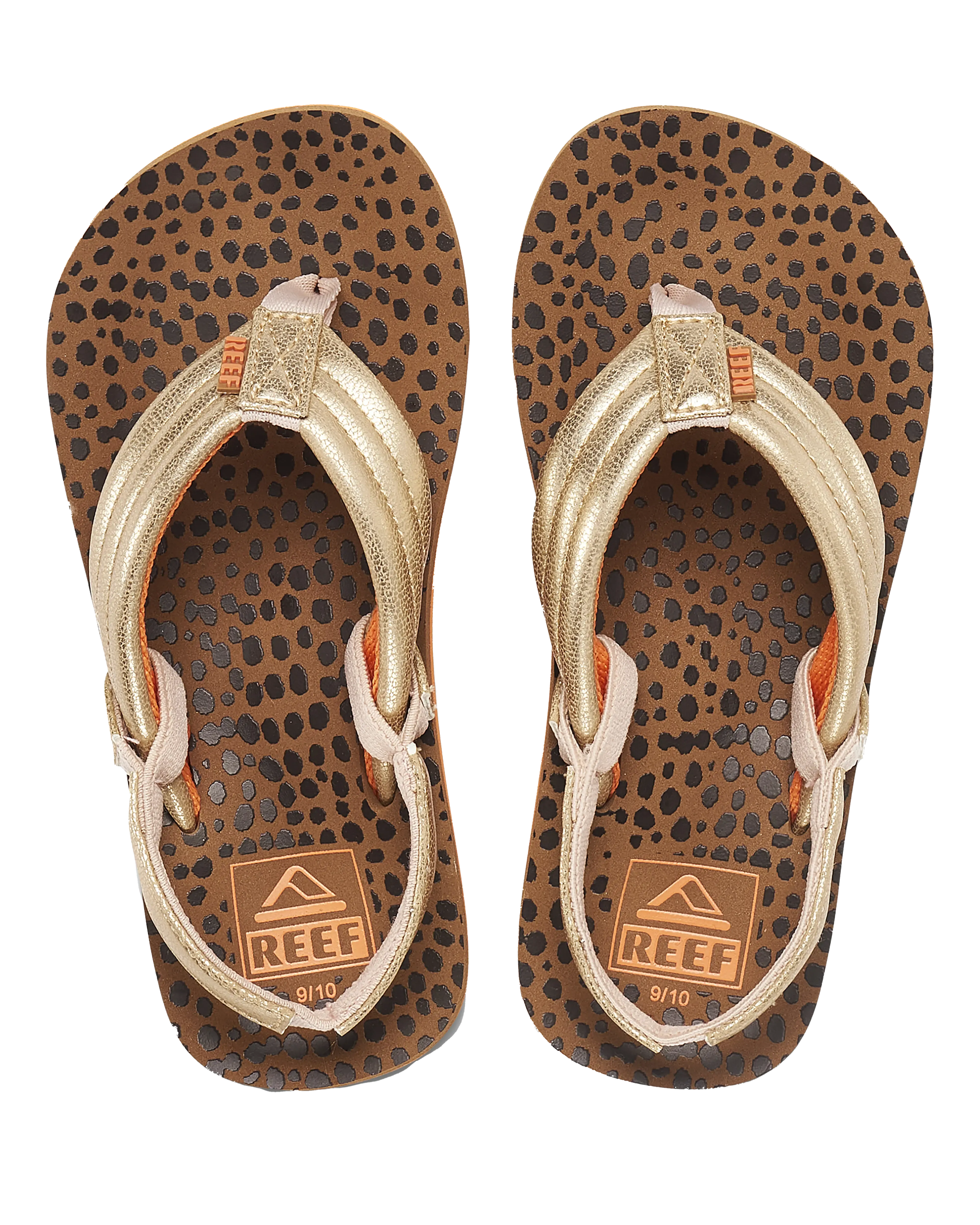 Girls Little Ahi Flip Flops in Wild