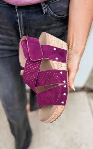 Guilty Pleasure Faux Suede Wedges | Corkys - Final Sale
