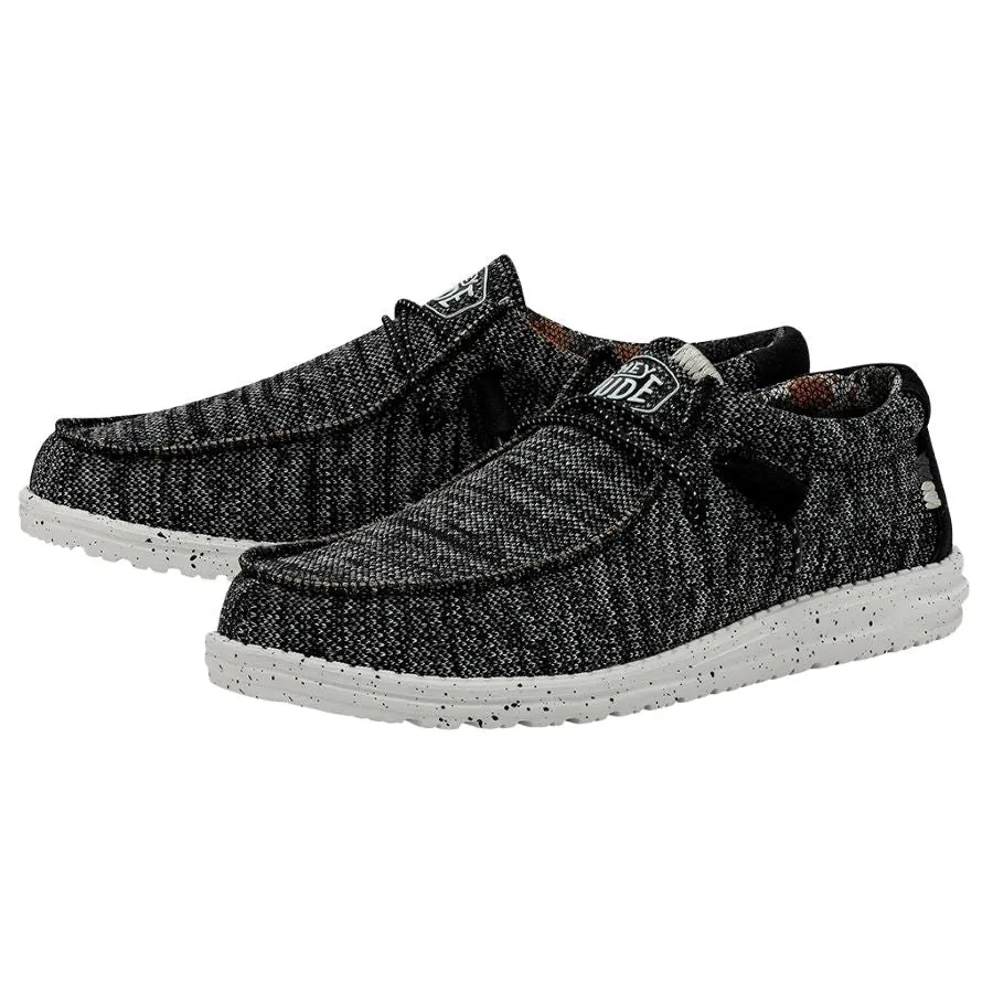 Hey Dude Mens Wally Sox Stitch Slip-On Shoes