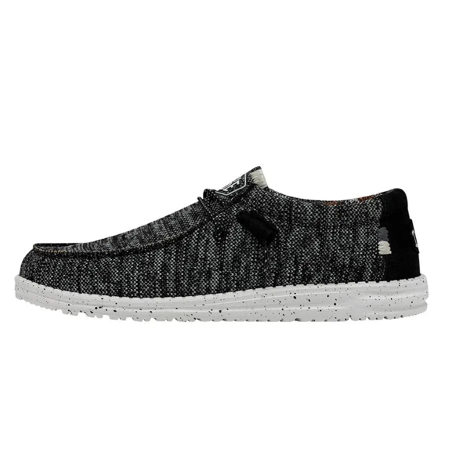Hey Dude Mens Wally Sox Stitch Slip-On Shoes