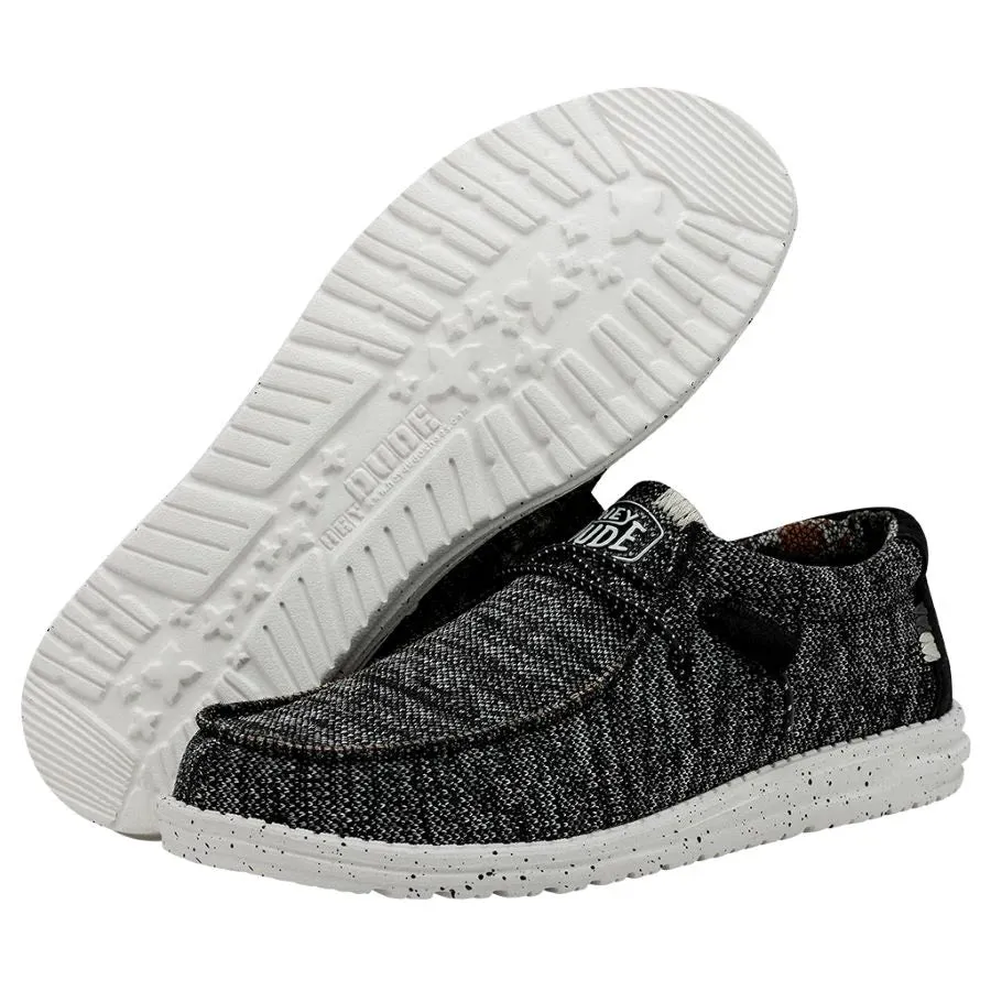 Hey Dude Mens Wally Sox Stitch Slip-On Shoes