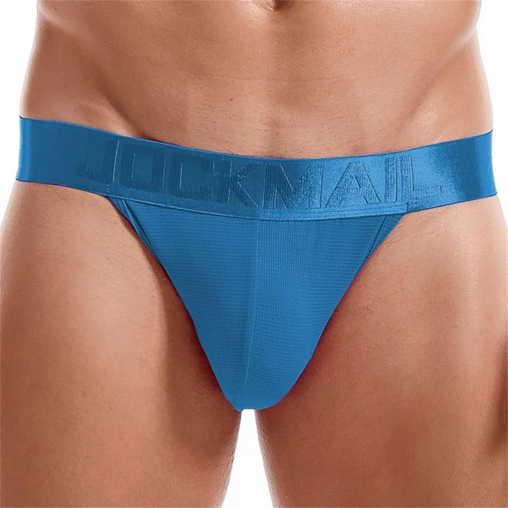 JOCKMAIL Mens Jockstrap Underwear Jock Straps Male Athletic Supporters for Men