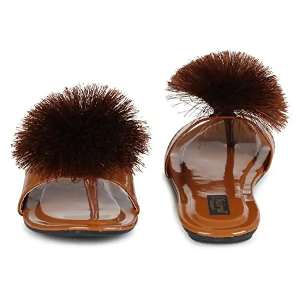 Ladies Flat Stylish Full Flower Slipper
