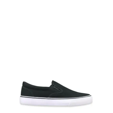 Lugz Men's Sammy Canvas Slip-on SneakerBlack/White,