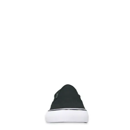 Lugz Men's Sammy Canvas Slip-on SneakerBlack/White,