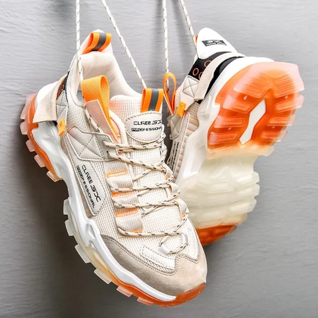 Men Lace-up Breathable Sneakers