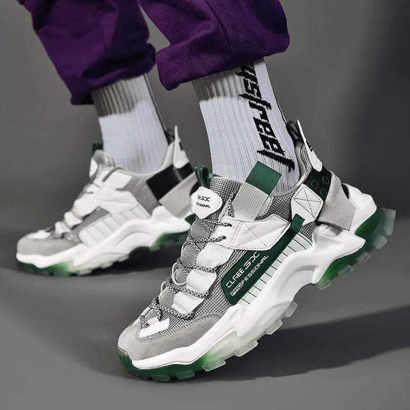 Men Lace-up Breathable Sneakers