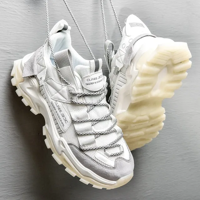 Men Lace-up Breathable Sneakers