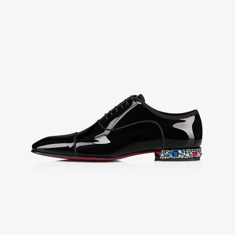 Men patent Leather Loafer Infinity Rocks