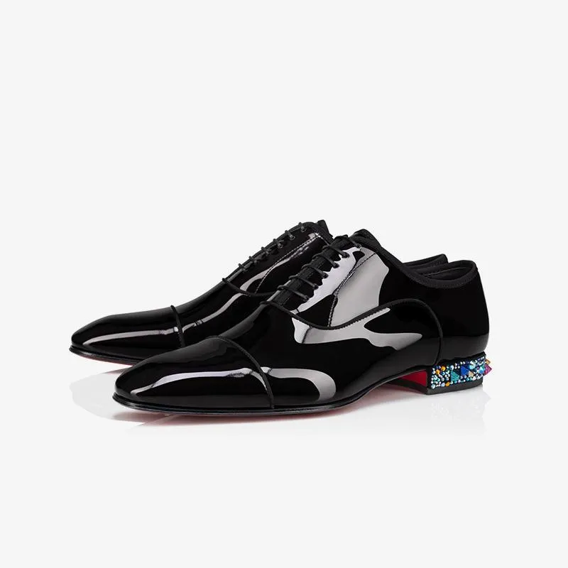 Men patent Leather Loafer Infinity Rocks