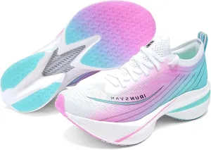 Men's and Women's Carbon Plate Running Shoes  Lightweight Breathable Sneakers for Training, Walking, Gym, Commuting  Supportive Athletic Footwear