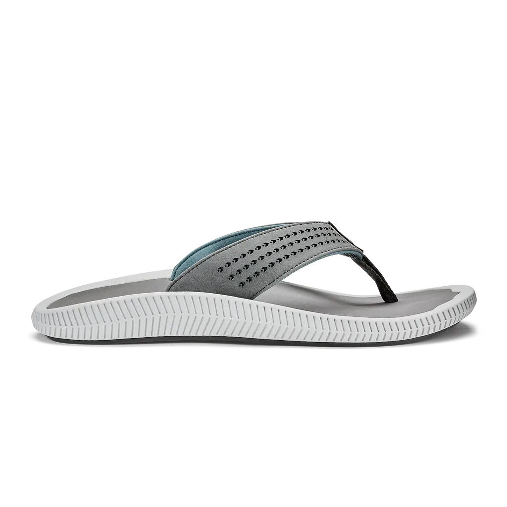 OluKai Men's Ulele Flip Flop - Stone/Stone 10435-4Q4Q