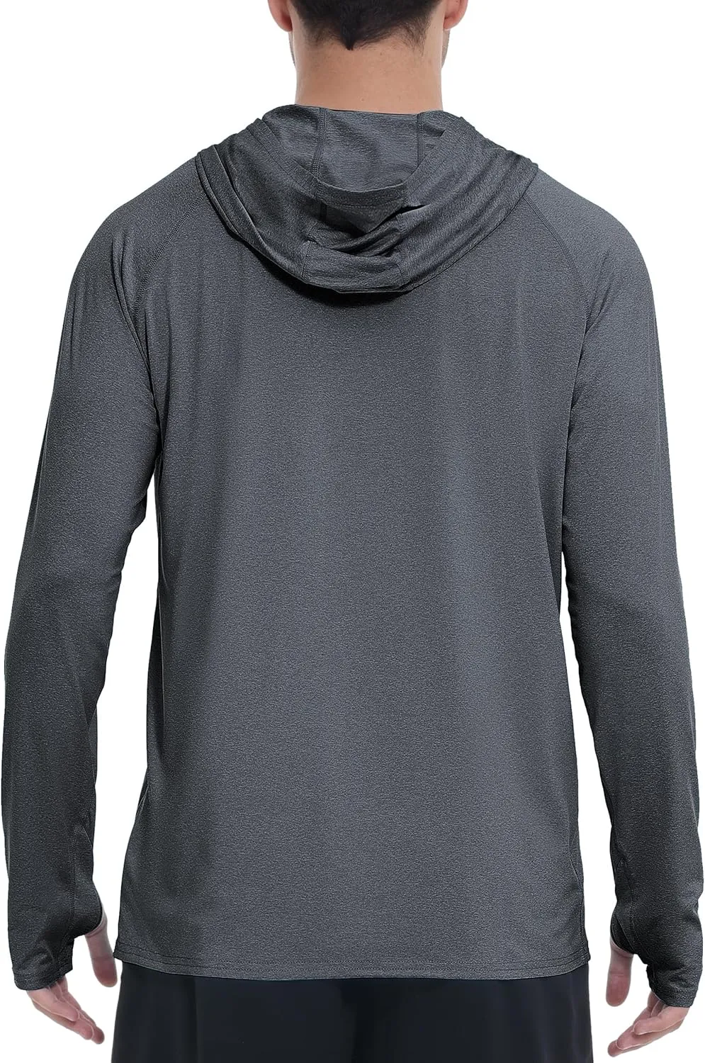 Roadbox Fishing Shirts for Men Long Sleeve, UPF 50  Sun Protection Hoodies with Pocket, Outdoor Running Hiking Rash Guard