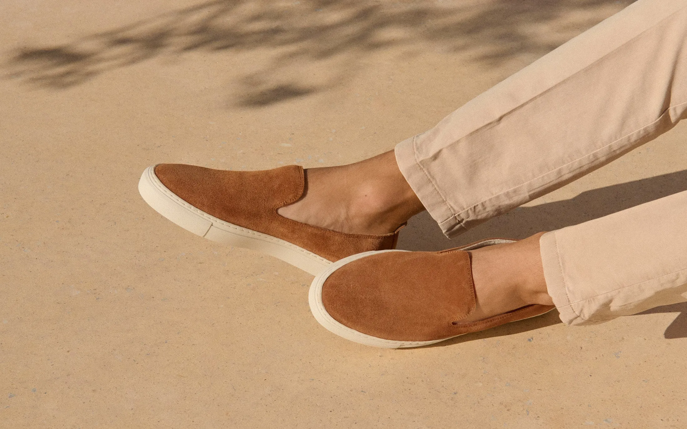 Suede Slip-On - R45SP - Hamptons Brown Sugar