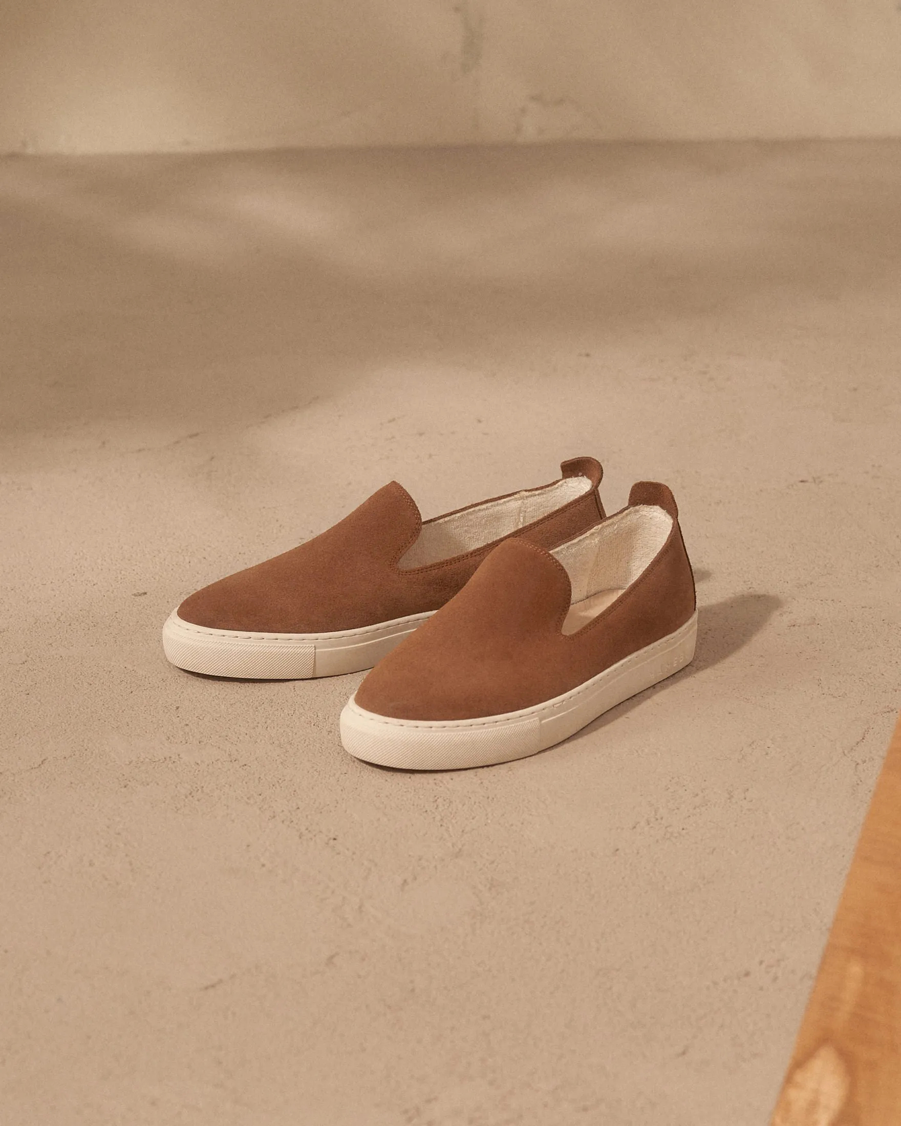 Suede Slip-On - R45SP - Hamptons Brown Sugar