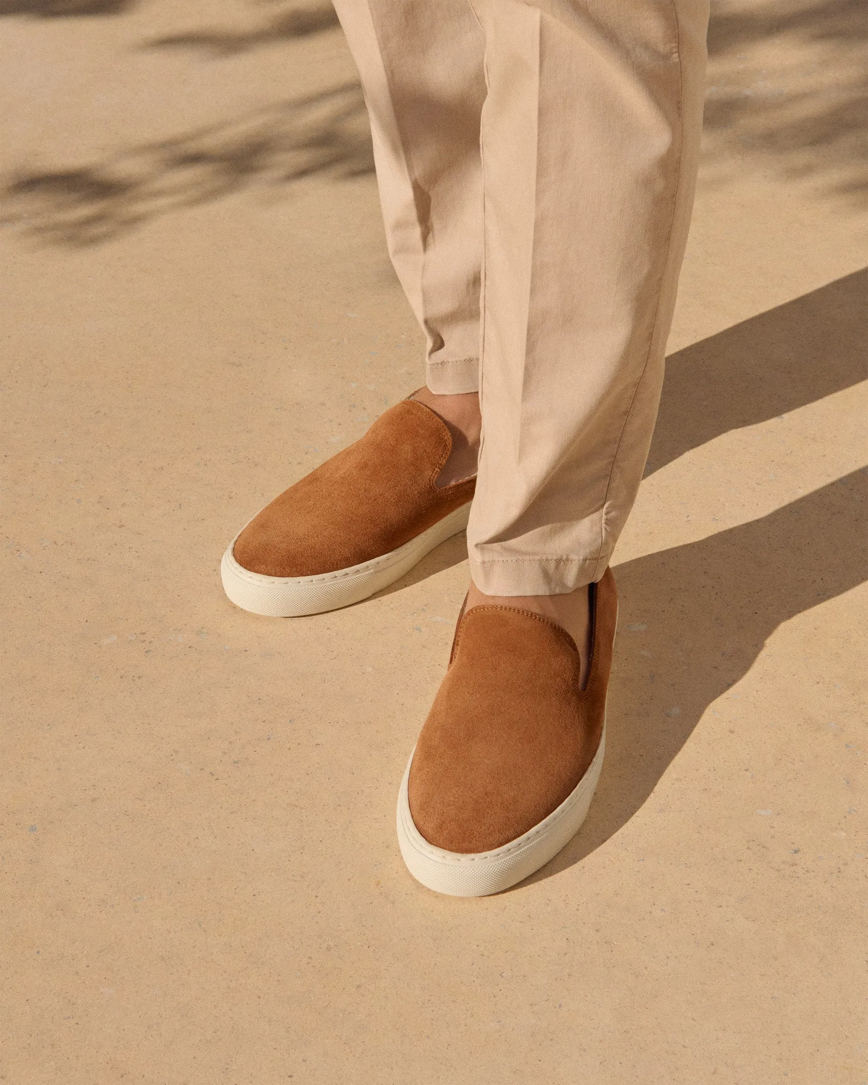 Suede Slip-On - R45SP - Hamptons Brown Sugar