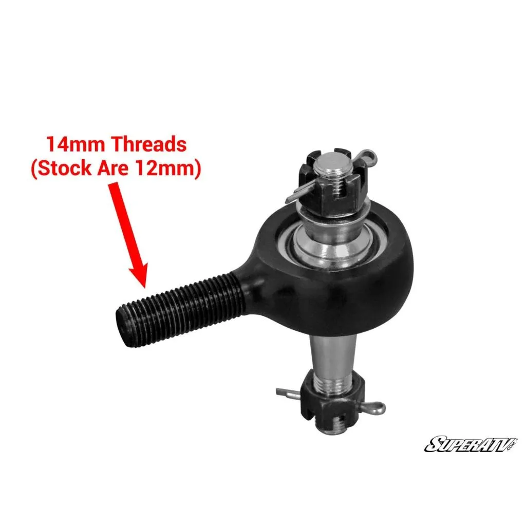 SuperATV Polaris RZR S 900 Z-Bend Tie Rod Kit - Replacement for SuperATV Lift Kits