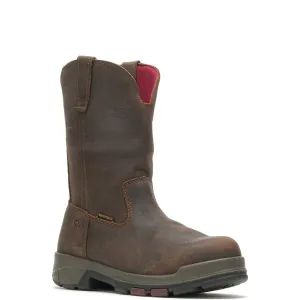 Wolverine Cabor Wellington Wp Men's Composite Toe Work Boot (w10318) In Dark Coffee