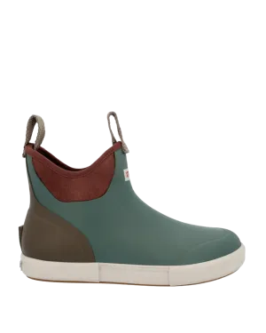 Women's 6" Ankle Deck Boots Vintage in Sage Marine