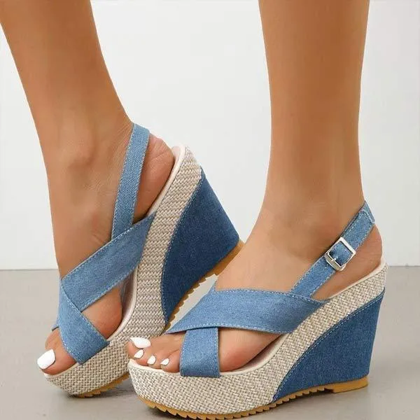 Women's Thick Sole Wedge Sandals 88441246C