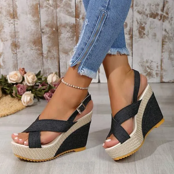 Women's Thick Sole Wedge Sandals 88441246C